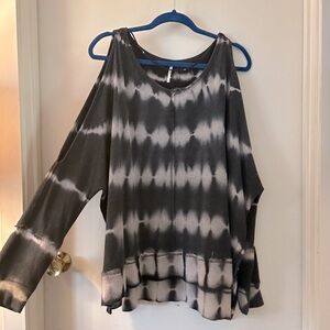 Free People Cutout Lightweight Sweater